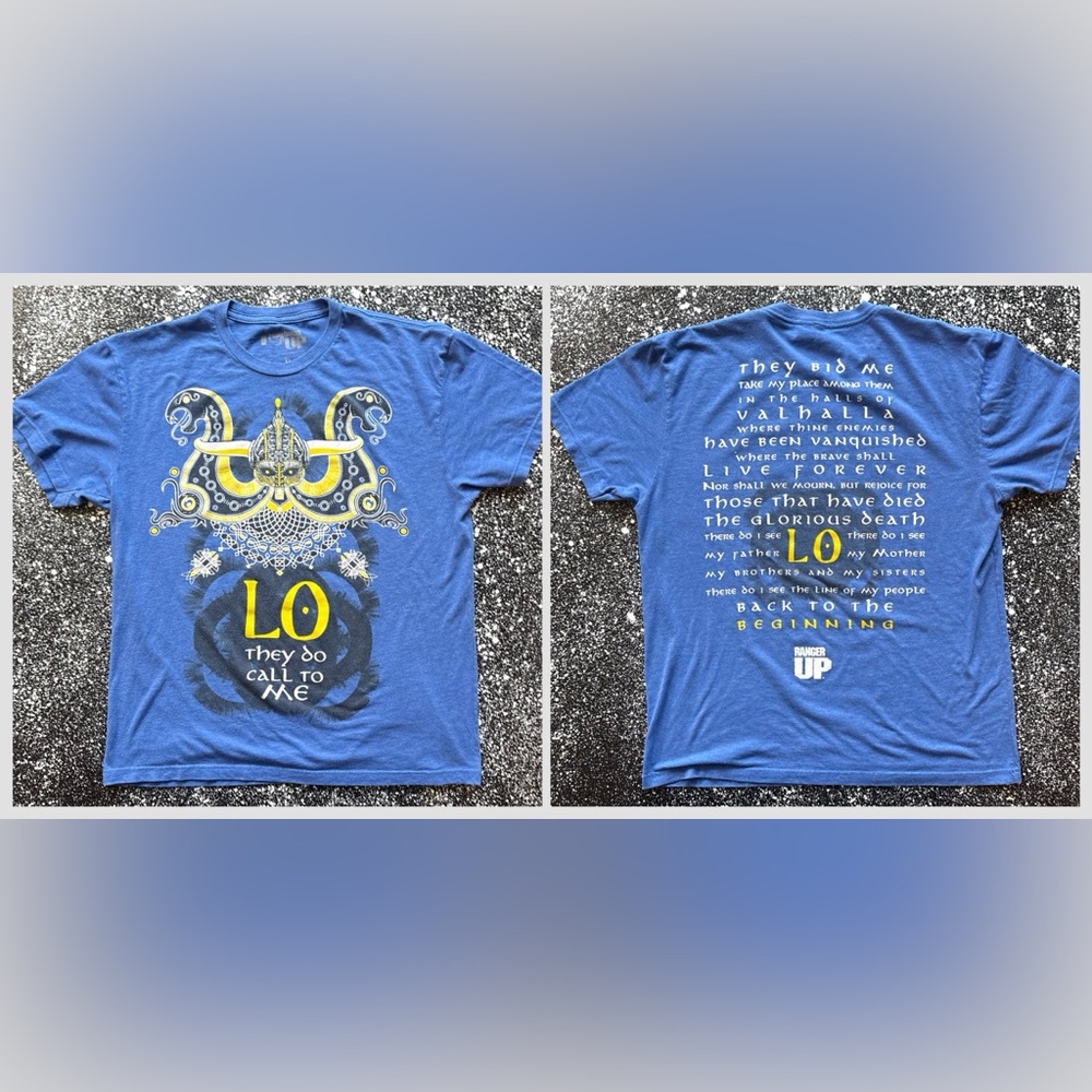 Ranger Up Viking 2-Sided Graphic Tee Size XL
